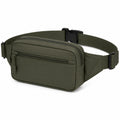 Gürteltasche 22 x 6 x 14 cm aus Textil olivgrün mit Reißverschluss verstellbar