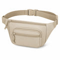 Gürteltasche Einheitsgröße aus Textil in Beige mit verstellbarem Hüftgurt