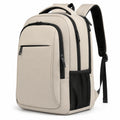 Rucksack 30 x 18 x 45 cm aus Polyester in Beige für Alltag mit gepolsterten Trägern